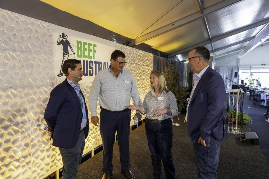 The panellists (pictured) agreed the future looks bright for Australian beef, particularly as the sector progresses its sustainability journey towards net zero. Picture supplied