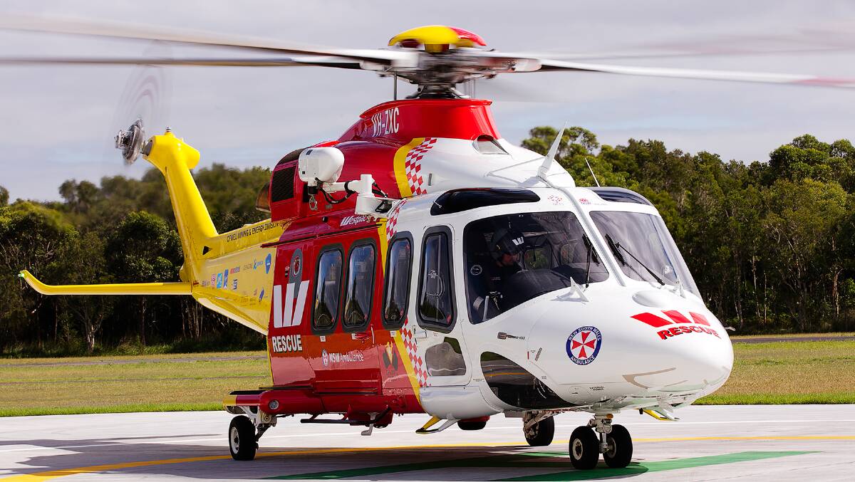 Rescue helicopter: The AW139’s are more capable aircraft, with greater speed, range and endurance than our previous fleet. Photo: supplied.