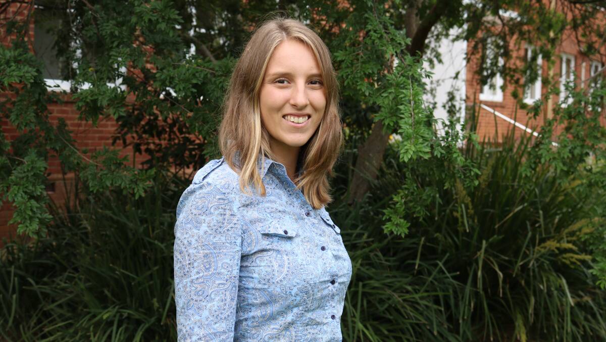 Cara Wilson’s research through the Graham Centre for Agricultural Innovation is investigating the impact of the hydatid tapeworm on the beef industry. Photo: supplied
