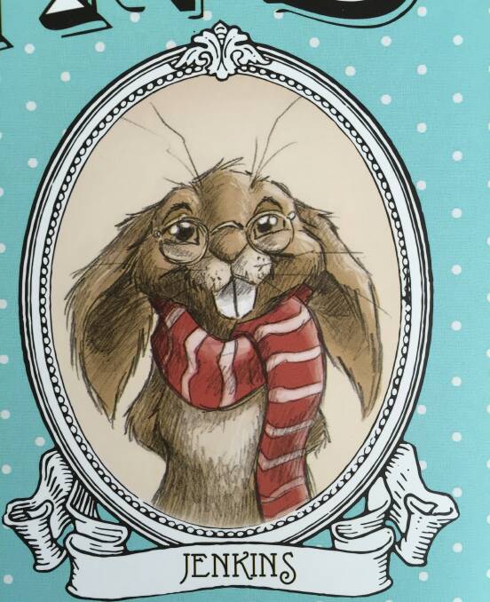 Jenkins the Hare - one of Adam Murphy's creations for the Welly Wonders series in association with his partner Demelza Haines.  
