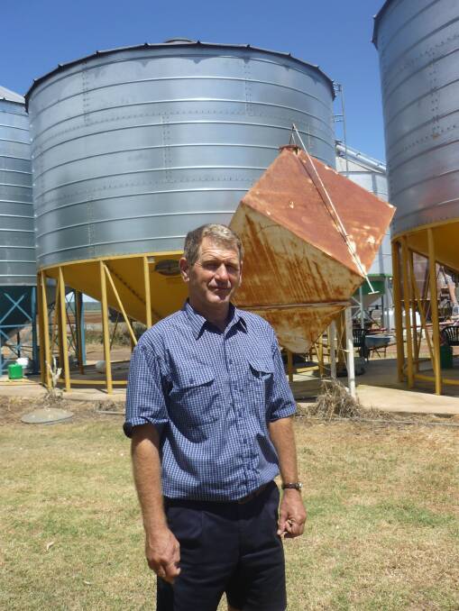 Grain storage: Queensland Department of Agriculture and Fisheries senior development agronomist Philip Burrill said silos are a serious investment and one that is destined to be in use for 25 years or more. Photo: supplied