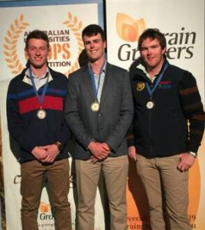 Top three places Thomas Jeffery (3rd) Nick Grant (1st), Danyon Williams (2nd). Photo: supplied.