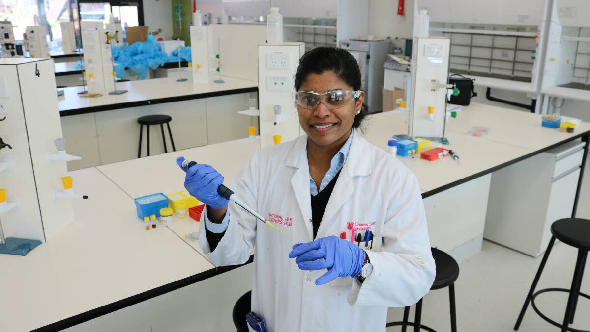 Coloured rice study: Ms Shiwangni Rao is joining an intrnational program to study anti-cancer properties of coloured rice. Photo: Graham Centre.
