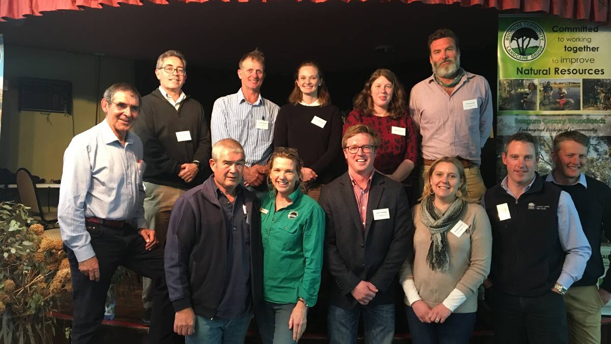 At the forum: Organizers and keynote speakers at the Planning for Climate Uncertainty held in Boorowa: Photo: Linda Cavanagh 