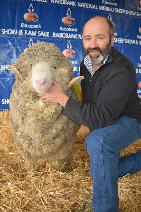 Peter Lette of Conrayn stud, Berridale, won the 2016 Australian supreme ram of the year award with his six-tooth ram, Ben. It was a first time victory for Conrayn. 