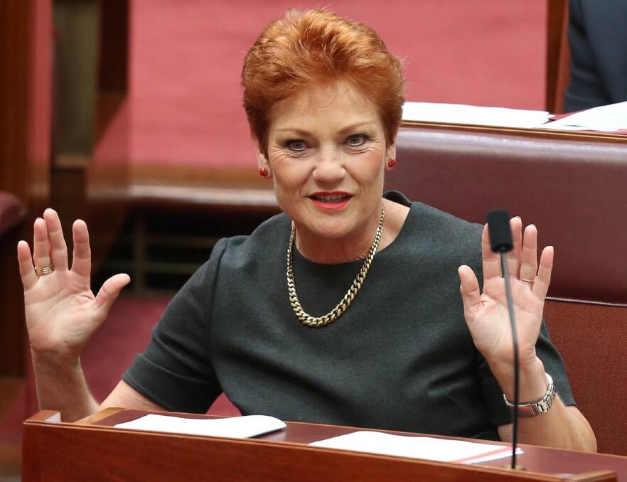 With her party controlling crucial votes in a fragmented Senate, could Pauline Hanson be the decisive force in Australian politics in 2017? Photo by Andrew Meares. 