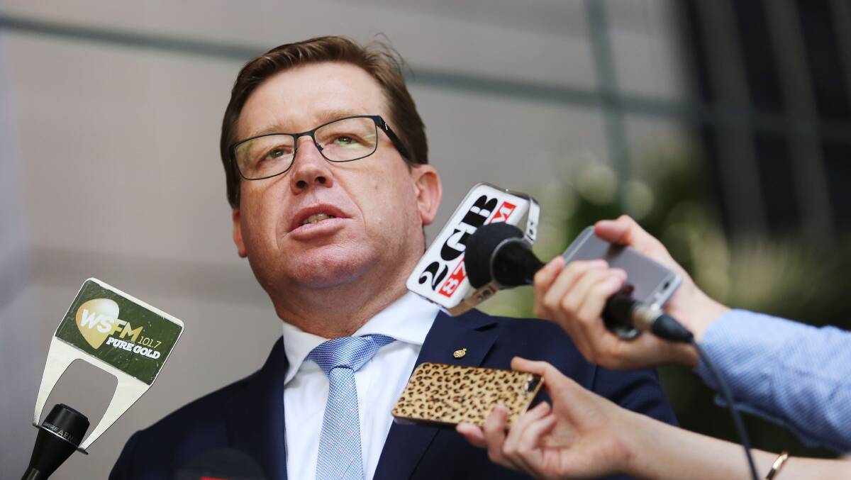 "I have come to the realisation that after 30 years in service to my community, I can no longer give the role my all, and I am being honest with the electorate," Police Minister Troy Grant said this morning. 