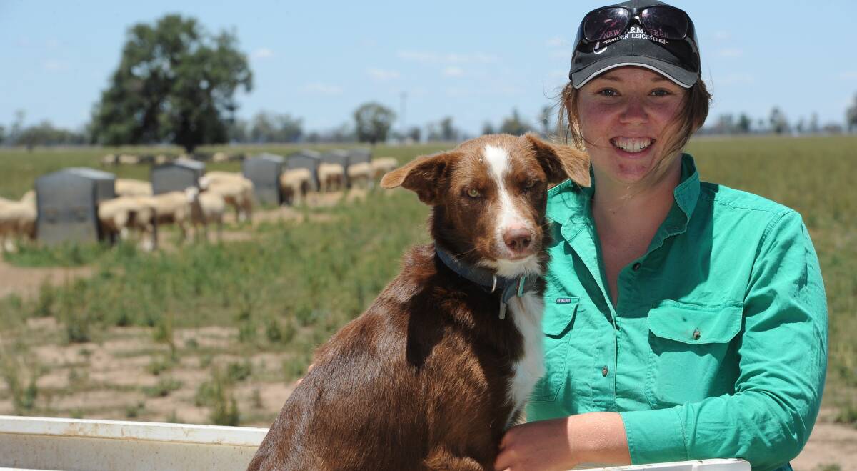 UNE student Peta Bradley, Armatree, will use her $4000 NSW Farmers tertiary scholarship to fund a study tour to China in November.  