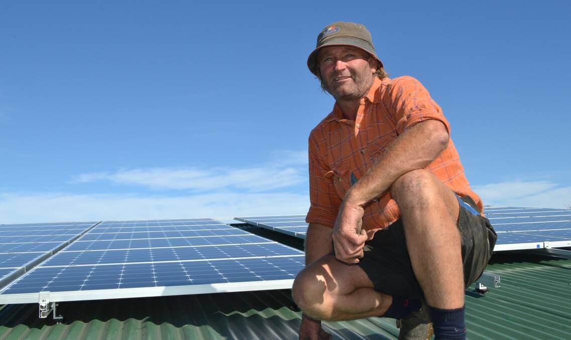 Nowra dairy farmer Keith Anderson said he is looking forward to a drop in his annual energy bill after getting a 30kW community-funded solar system installed this week.