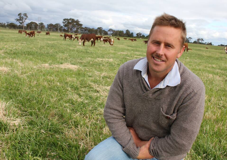 Farmer of the Year finalist Jock Nivison on the ground at Yalgoo Partnership, Walcha.