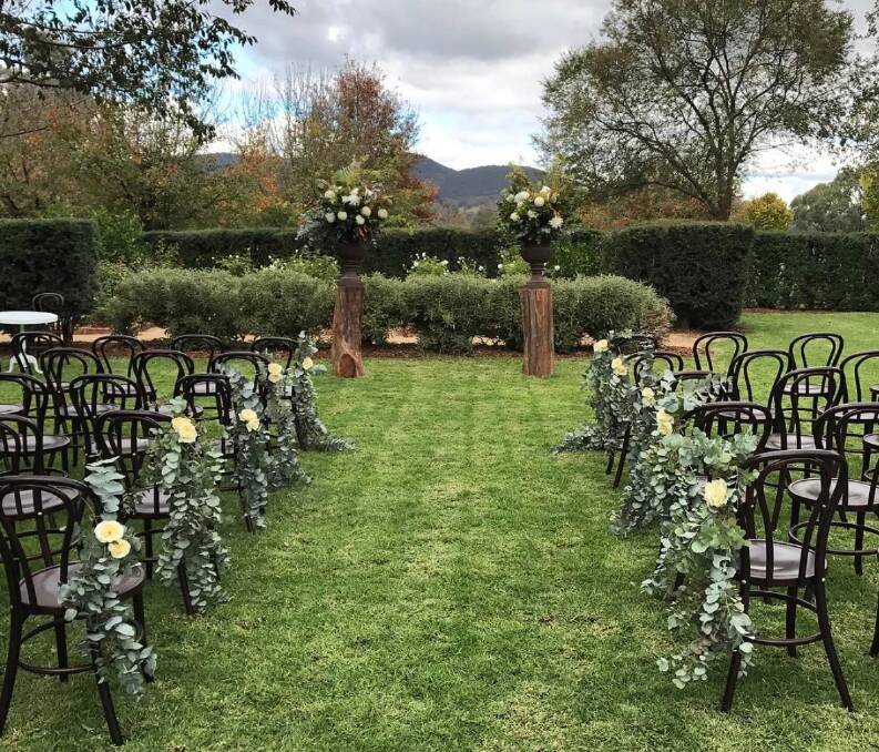 "Outdoor weddings are very popular and especially on family properties. However, organising the perfect day requires a specialist which is one of the reasons why White Top Venues has created the perfect package," said Josh Walsh, managing director. Photo supplied