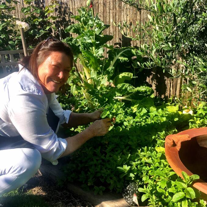 Jane Crichton grows the mint in her award winning Apple and Mint Jelly.  "I grow what I can and almost ninety per cent of the ingredients I use come from within a 300 km radius of Wagga".