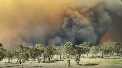 The massive fire has already burnt more than 10,000 hectares and is alleged to have been deliberately lit by Gavin James Gardiner. 