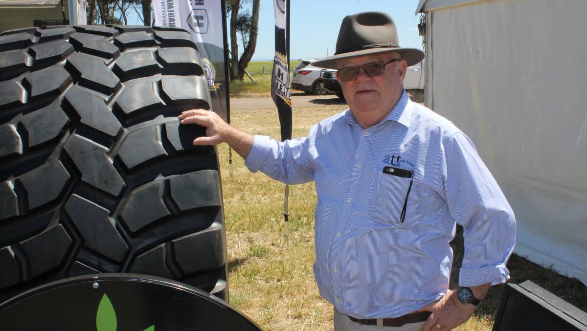 Russell Kennedy, Harvest Tyres technical advisor, says correct tyre pressure is important at harvest time.