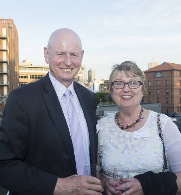The 2016 Rabobank Leadership award winner Sir Graeme Harrison and wife Barbara, Wakanui, South Island, New Zealand.
