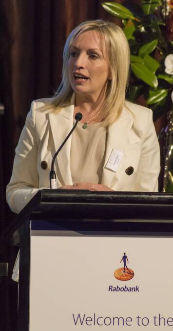 Keynote speaker, Blackmores chief executive officer and managing director, Christine Holgate.
