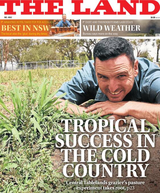 This week's cover of The Land. Keep an eye out for it on shelves tomorrow in NSW and Queensland, and it will make its way to Victorian newsagents by Saturday.