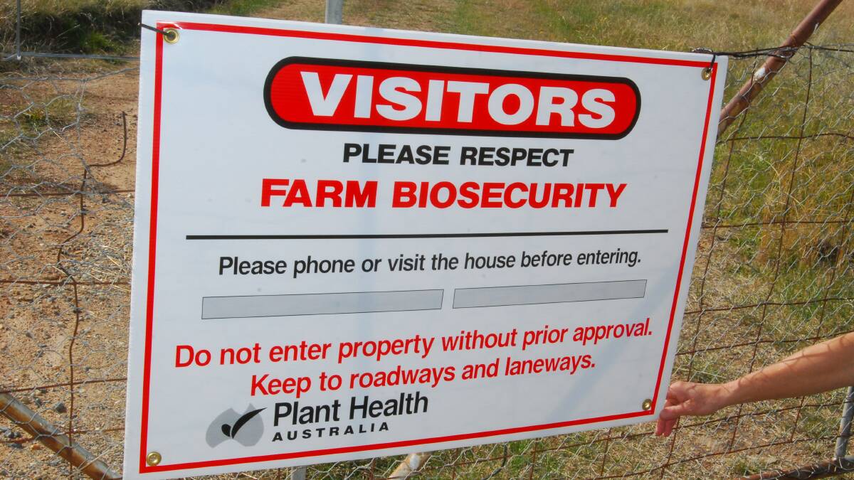 Signing the biosecurity plan is just the start