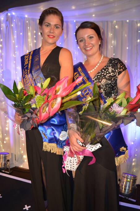 The 2017 Zone 1 winners Bangalow Showgirl Isabel Boyle and Wauchope Showgirl Jaclyn Lindsay.