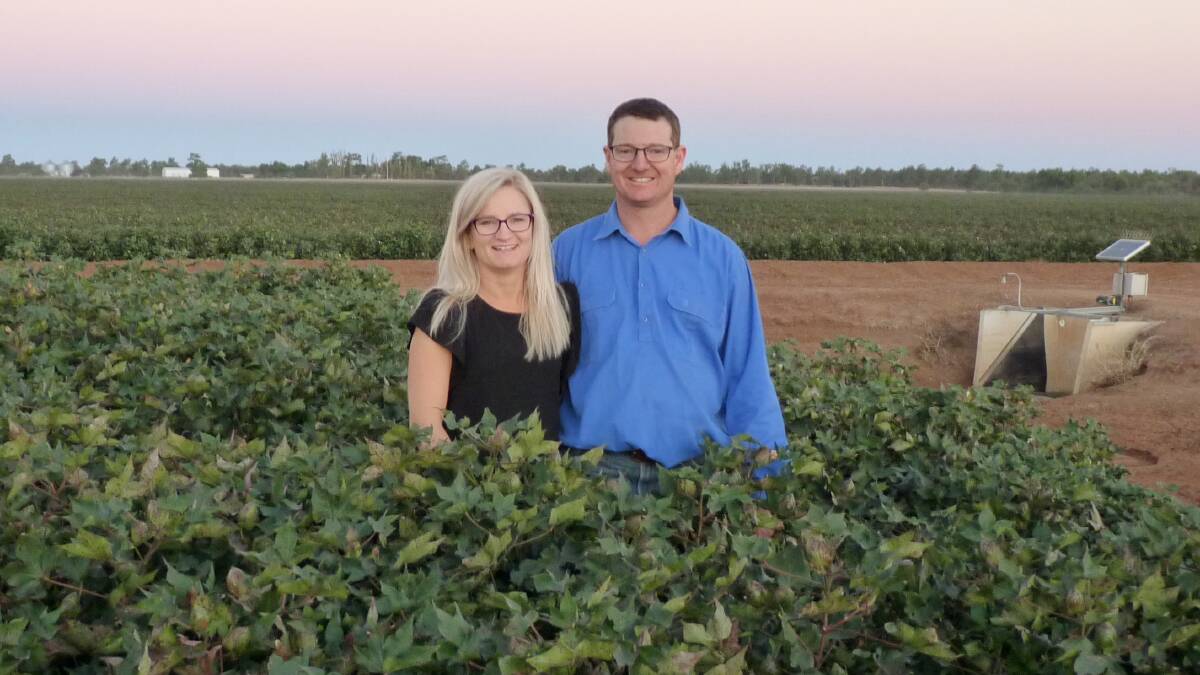 Ben and Kim Witham, Mundoora Farming, Coleambally, are among the Bayer grower of the year finalists. 