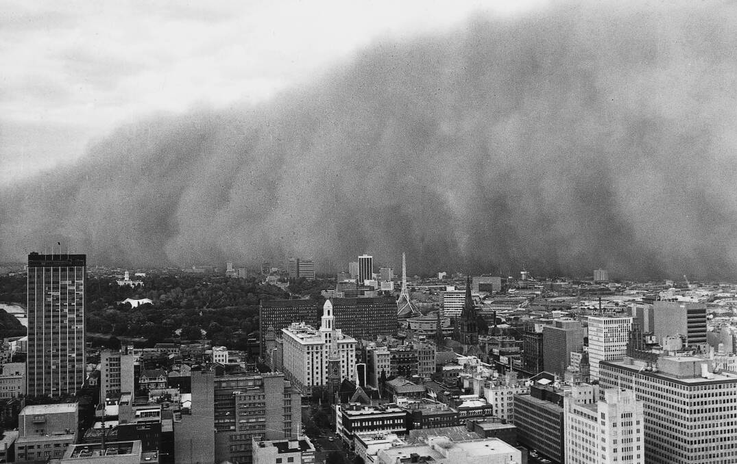 Melbourne's 1983 dust storm was the catalyst for major farming reforms, with society pressure resulting in the no-till movement and stubble retention in the cropping industry. 
