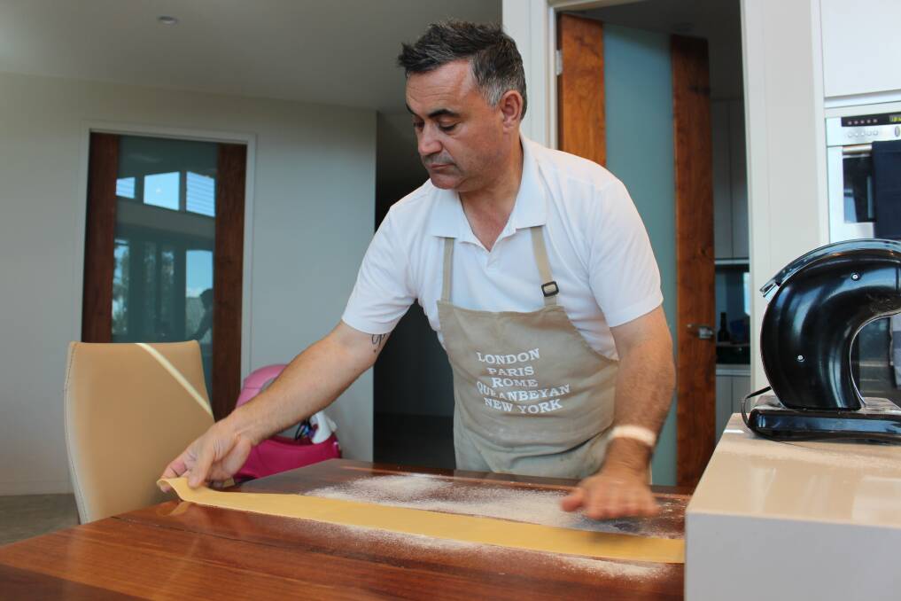 Deputy Premier John Barilaro is well-known for being a foodie and has started Barra's Food Tour from Home to promote local produce. Photos: Supplied