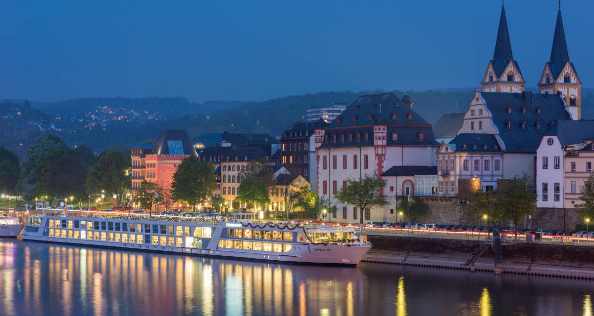 Cruise the magical Rhine River on board one of Evergreen’s Emerald ‘Star Ships’.