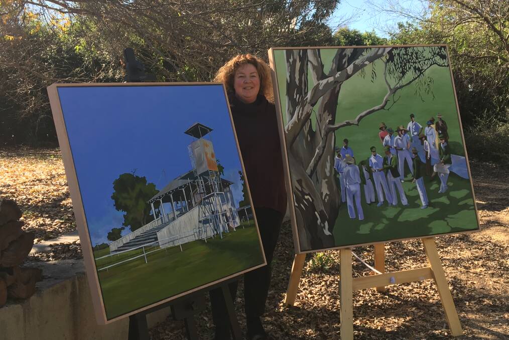 Moree artist Jo White focuses on farming and country life in her art.