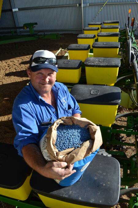 Peter Lennox, "Battery Hill", Breeza, is getting ready for a huge cotton season.