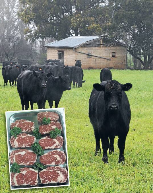 Mountain View Black Angus, sold through Fords Butchery, Tamworth, is dry-aged for four to 12 weeks, depending on the cut.