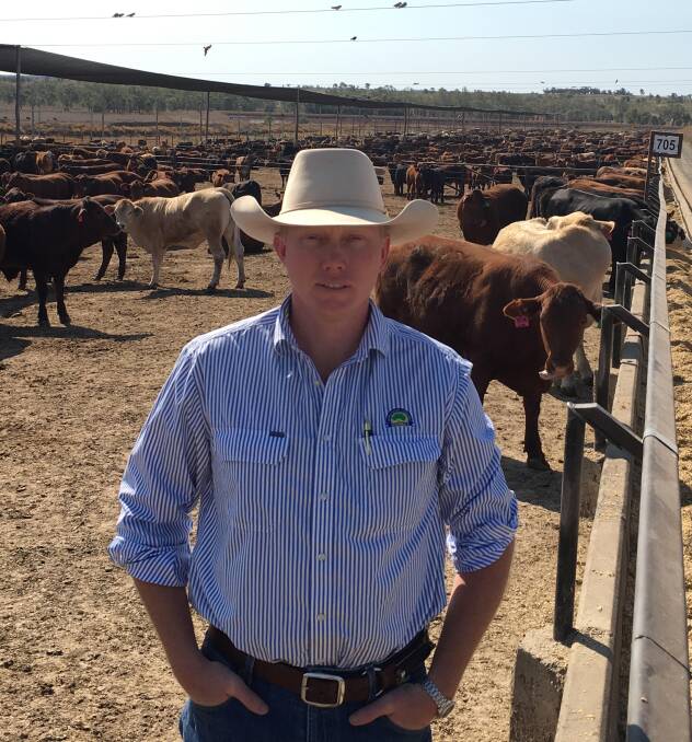 Ben Attewell is the feedlot manager at Brindley Park Feedlot, Roma.