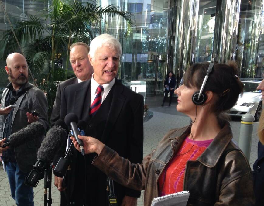Queensland independent MP Bob Katter facing media in Brisbane this afternoon.