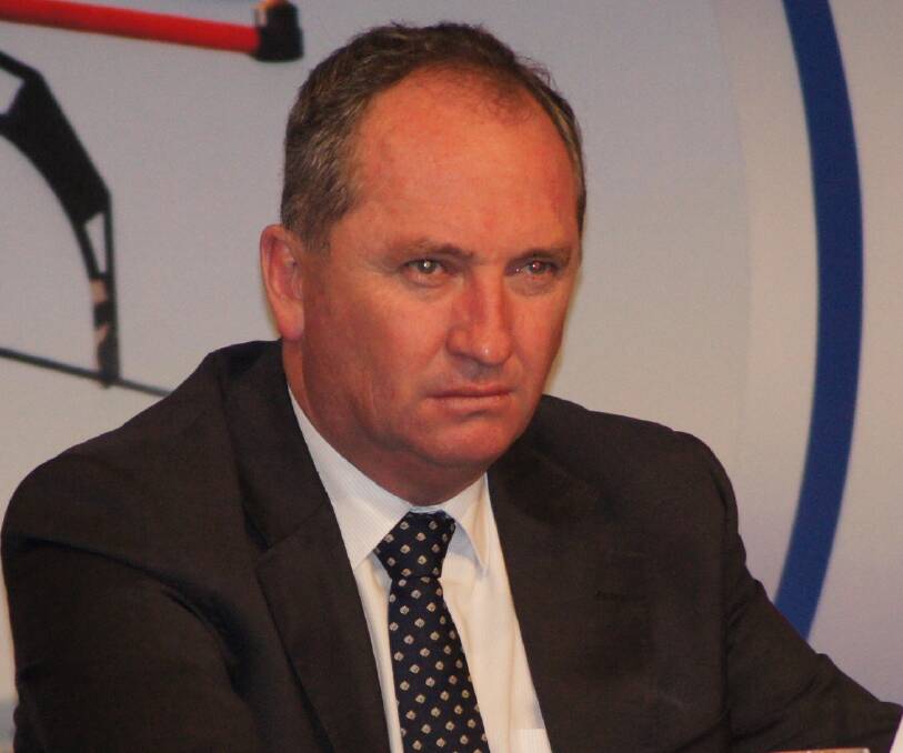 National Party Leader and Deputy Prime Minister Barnaby Joyce.