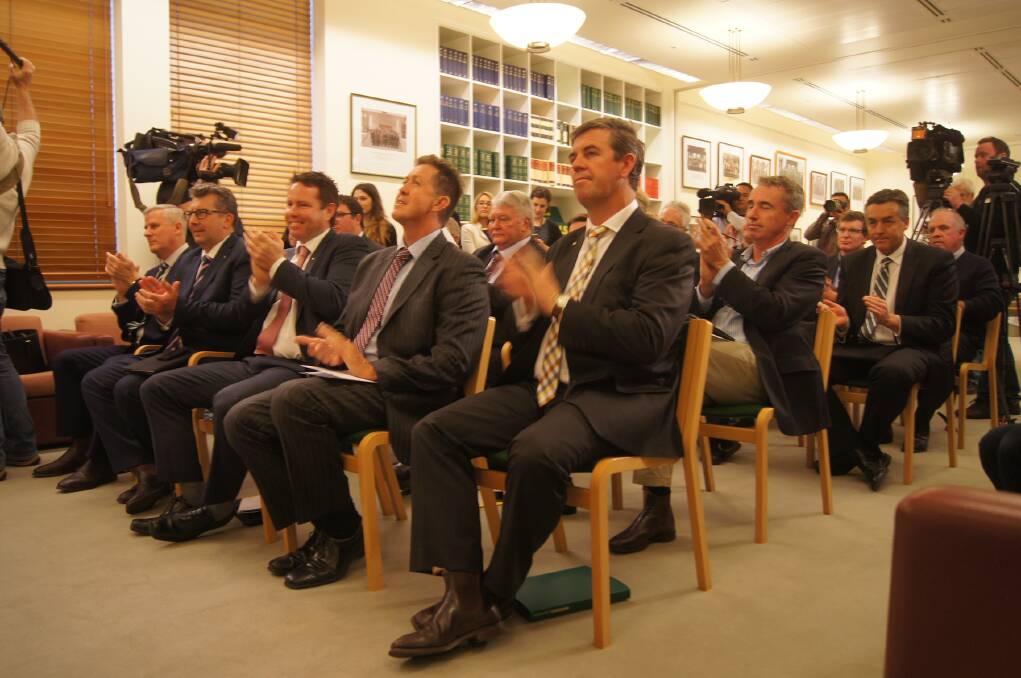 Nationals MPs assembled in Canberra today for first party room meeting post-election.