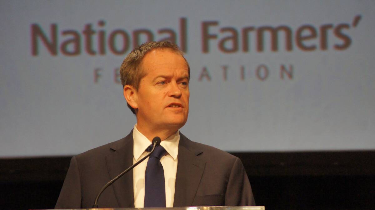 Opposition leader Bill Shorten's climate change policy will exclude agriculture from a two-phased Emissions Trading Scheme, if elected.
