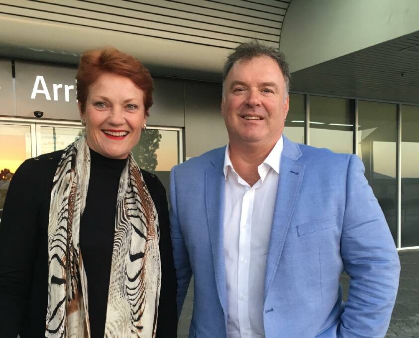 Pauline Hanson and One Nation’s WA Senate candidate Rod Culleton.