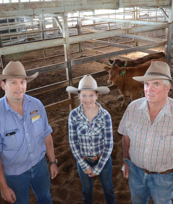 Andy Carter with Alysha Papps, Kains Flat, and Barry Nott, Mudgee.