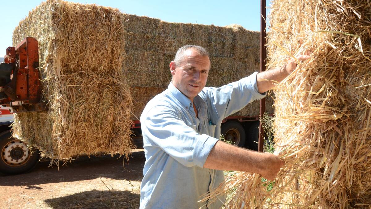 Tony Inder has already organised a promised 300 tonnes of quality hay for delivery to graziers affected by the Wuuluman district fires. It's estimated 20,000 sheep and 2000 cattle could have been grazing on those properties.