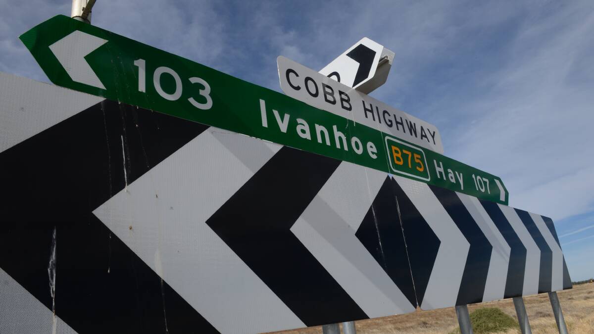 The Cobb Highway is still cut in two places on the Wilcannia side between there and Ivanhoe.