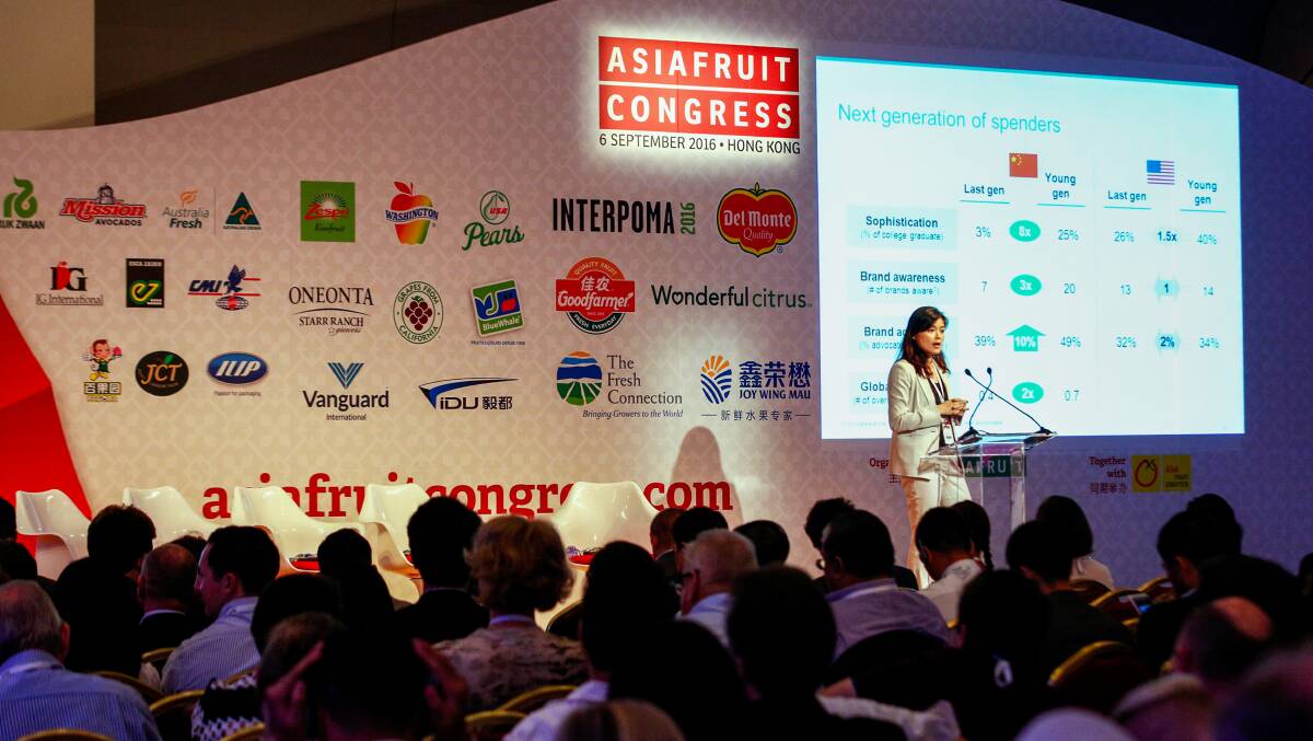INFO FLOW: Part of the trip to Hong Kong will include attending the Asia Fruit Congress which will feature a host of international speakers.