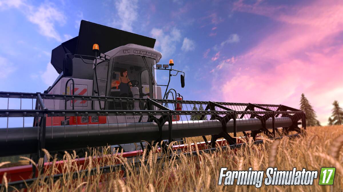HOP IN: Farming Simulator 17 lets players get behind the controls of some 250 different types of farm machinery.