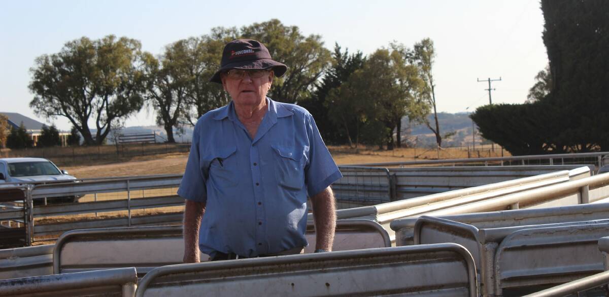 FAMILY: Long-time sheep producer, John Lowe, Innisvale, Crookwell, runs the Merino operation with his son Michael. 