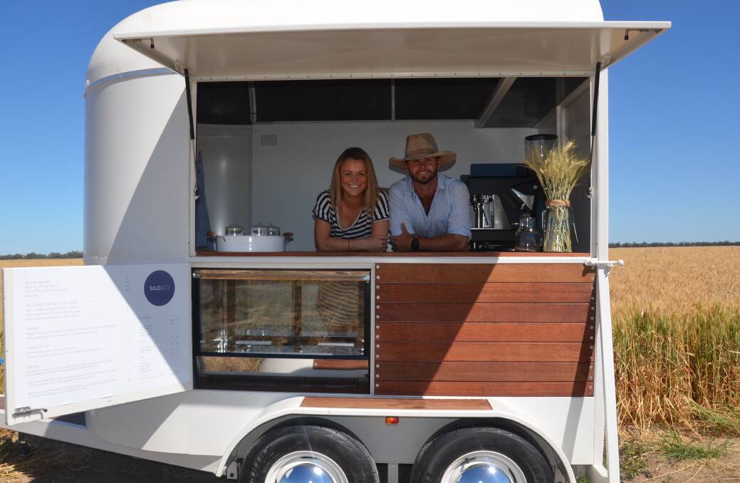Emily Wilson and her partner Joey Fleming designed and built a custom made food and coffee stall to take to events state wide. 