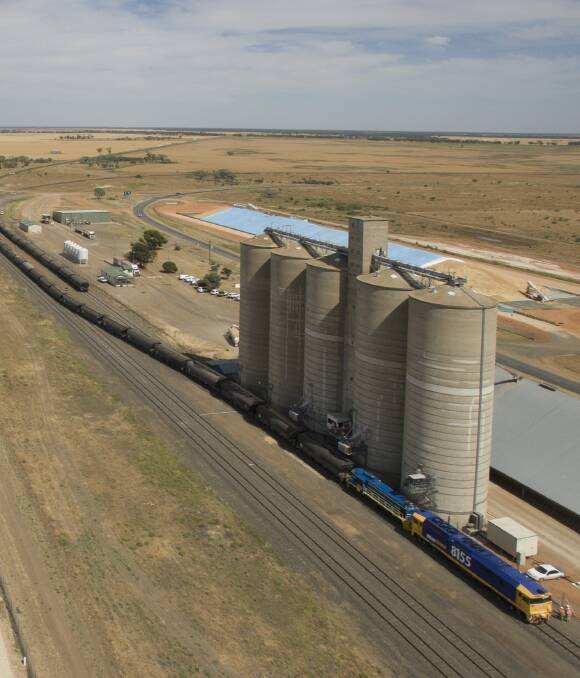 With funding from both GrainCorp and the government, the Burren Junction silos can now load a 50 wagon train with grain in four and a half hours and send it directly to Newcastle port. 
