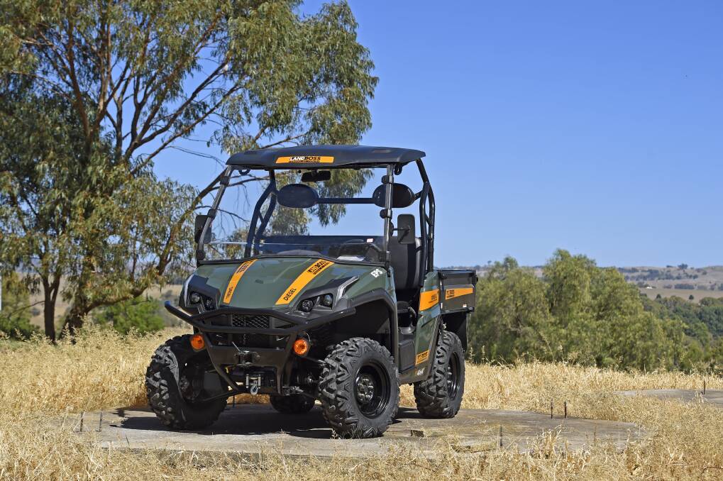 The Landboss 800D UTV. LE model shown; the Father's Day prize is the base model worth $15,990.