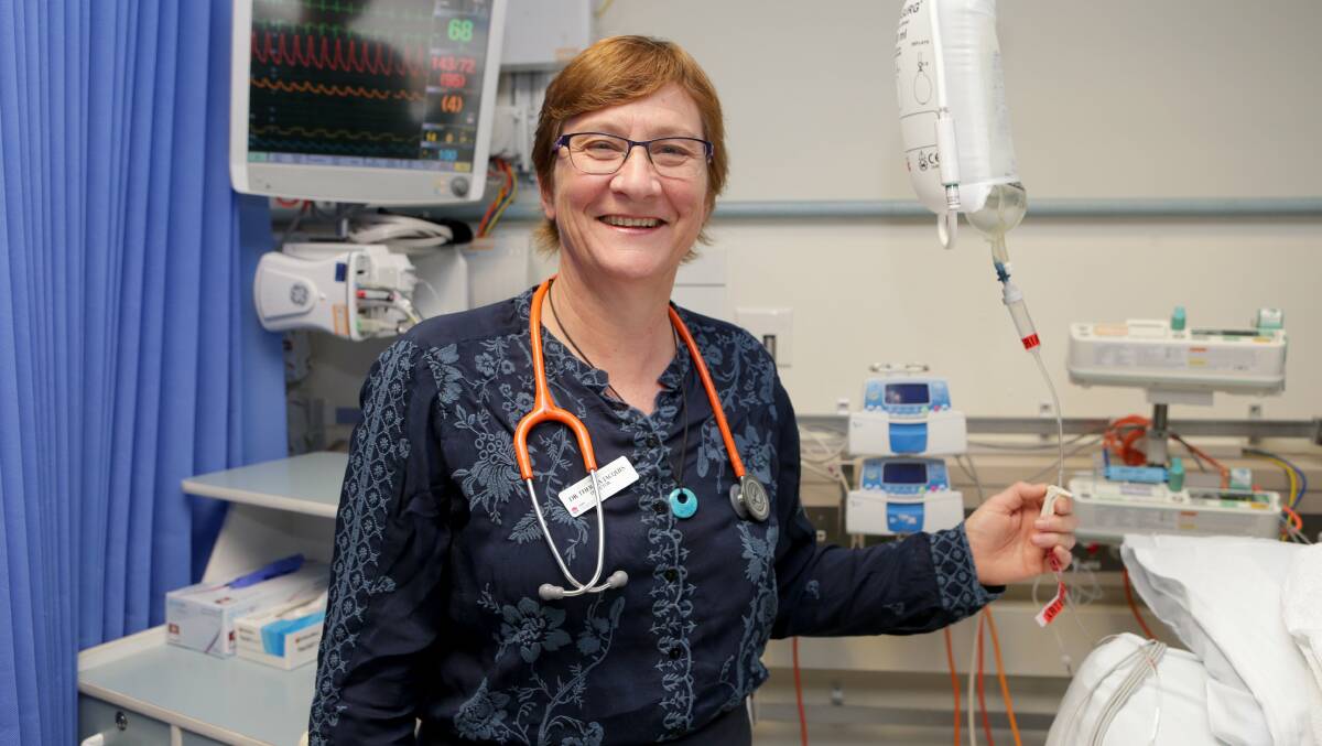 Theresa Jacques at work in Sydney’s St George Hospital. Pic: Jane Dyson