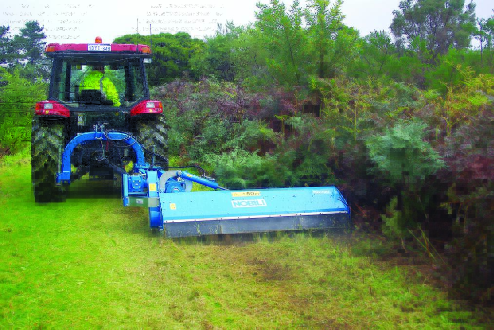 FINE CUT: The latest addition to the Silvan Australia range of Nobili vegetation mulchers is the hydraulic offset model TBE series with a working width from 1900 to 2600mm.