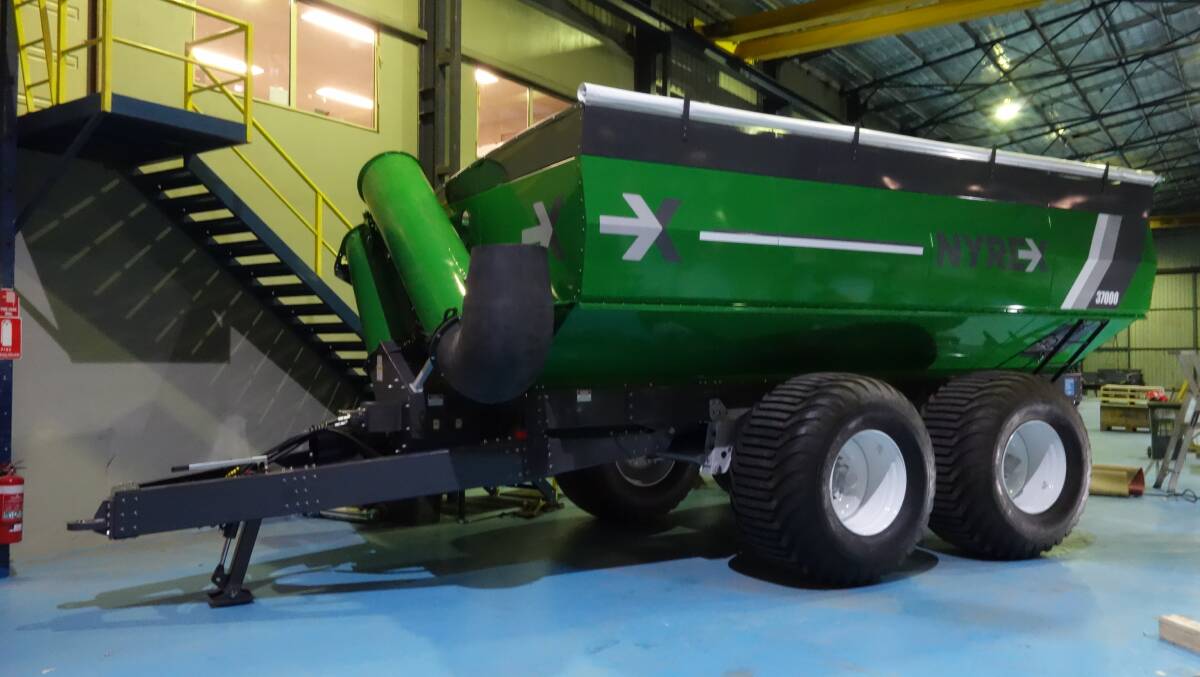 The Nyrex Chaser bin is about 700kg lighter than that of the former Grain King product range.