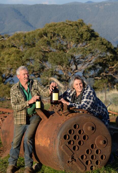 LITTLE BOTTLER: Paul and Andrea Sturgess grow and distil eucalyptus oil on their Valley Views property.  Photos: Rachel Webb.
