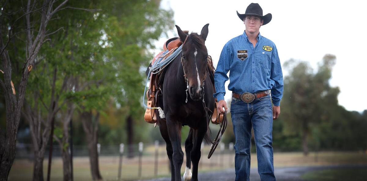 GREAT LOSS: Tamworth rodeo star and esteemed farrier Blake Hallam is being remembered as champion both inside and outside of the arena. 
